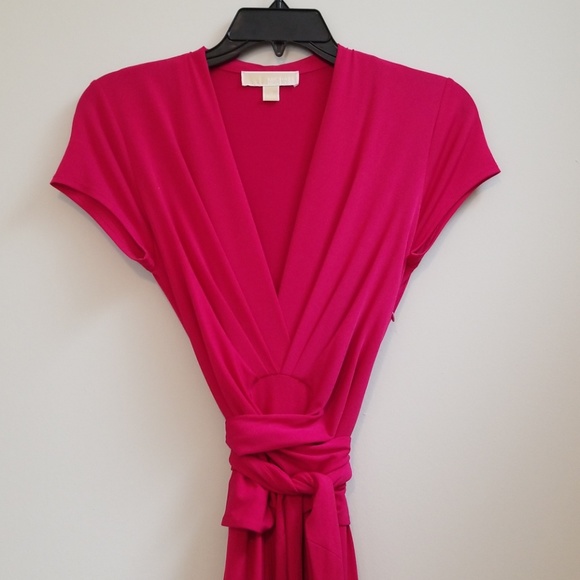 Michael Kors Wrap-Style Hi-Lo Maxi Dress - Picture 2 of 5